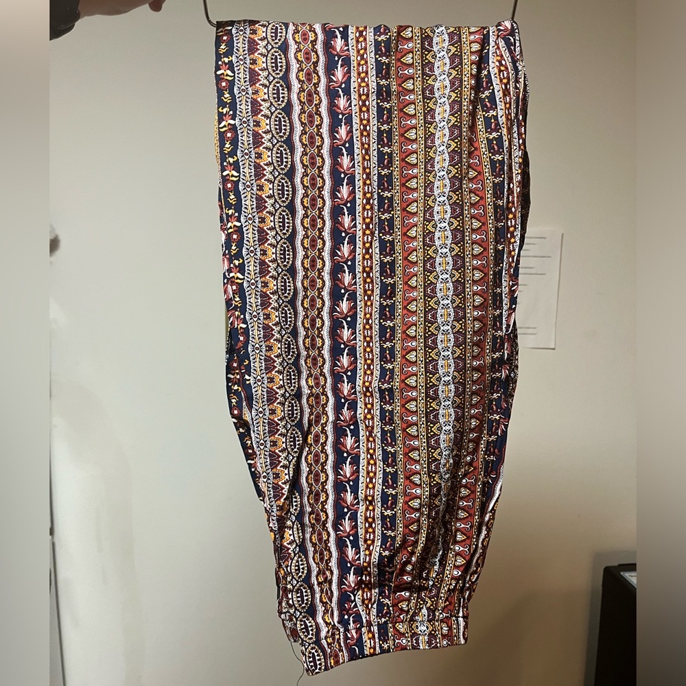 XXL drawstring flowy light pants